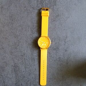 Yellow Skagen Analog Watch